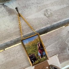 12 2x3inch gold mini vintage