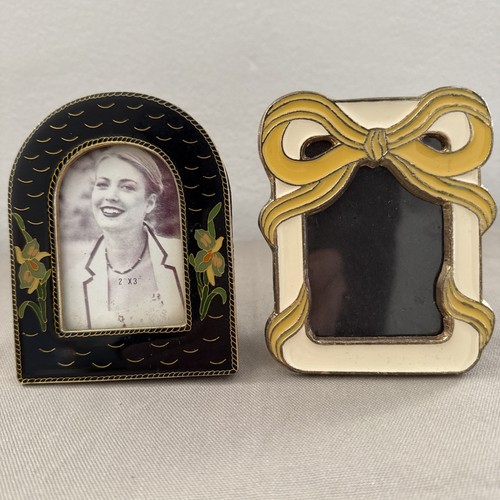 Vtg enamel picture frames - enamel,