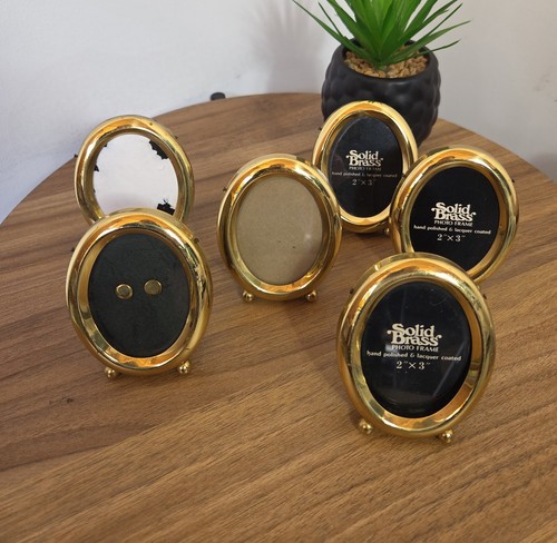 Vintage set solid brass - set, of