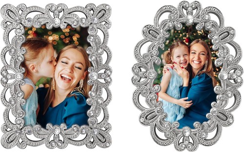 Vintage silver mini frame - mini,