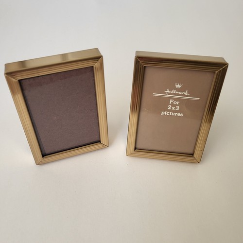 Mini gold photo frames set - gold,