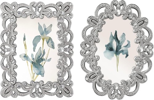 Vintage silver mini frame - silver,