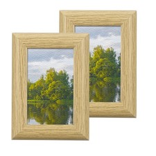 2 Pcs Wood Picture Frames, 2 x