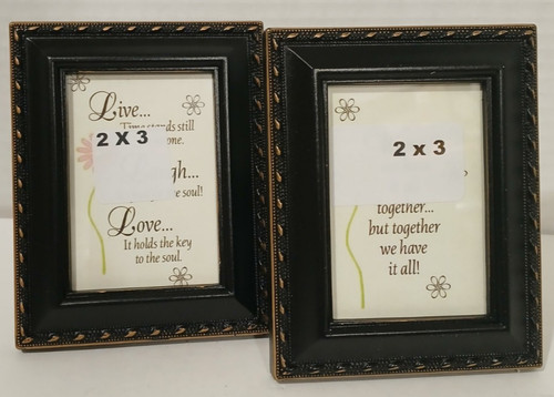 2x3 black gold mini - in.,